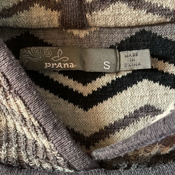 Prana Meryl gray patterned Sweater Dress - Picture 3 of 4
